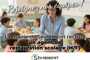 La commune recrute un agent de restauration scolaire (H/F)