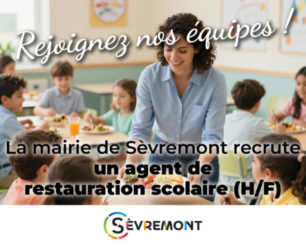 La commune recrute un agent de restauration scolaire (H/F)
